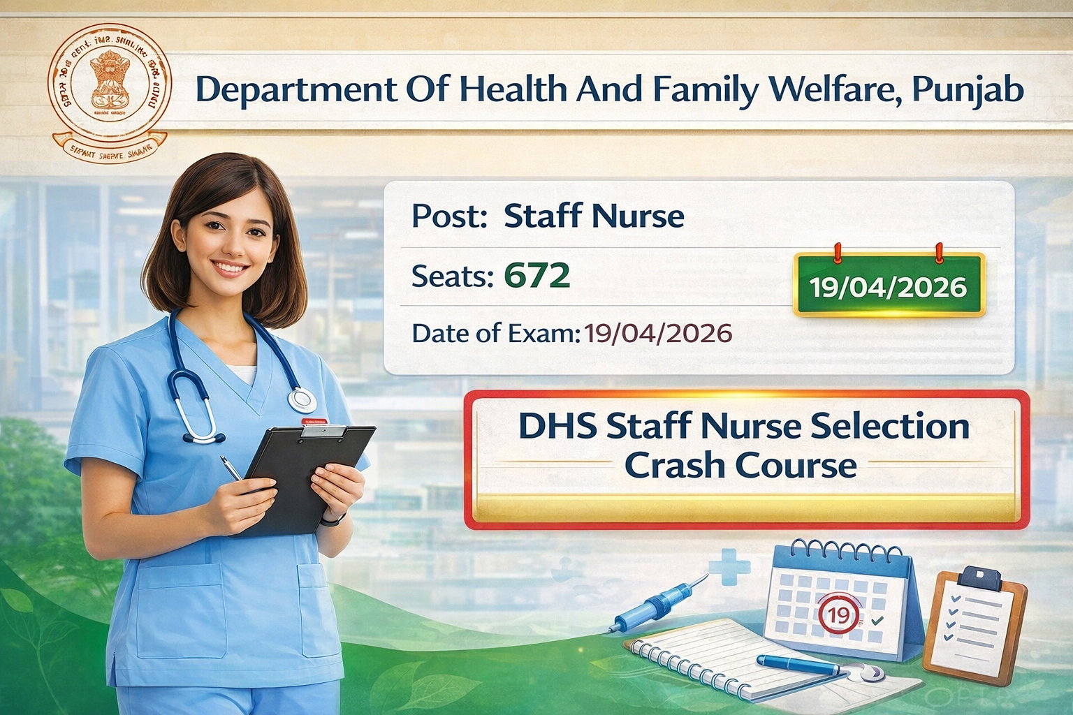 DHS Staff Nurse Selection Crash Course
